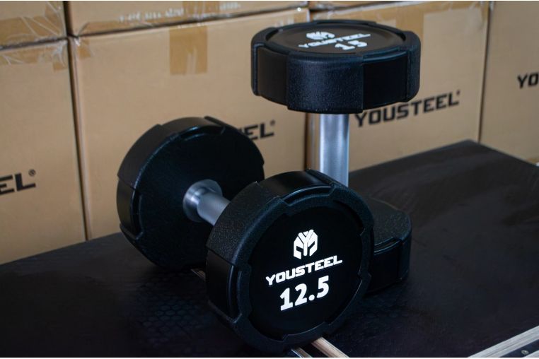 Гантель EVO 12,5кг полиуретановая YouSteel фото 1