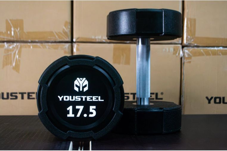 Гантель EVO 17,5кг полиуретановая YouSteel 