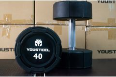 Гантель EVO 40кг полиуретановая YouSteel