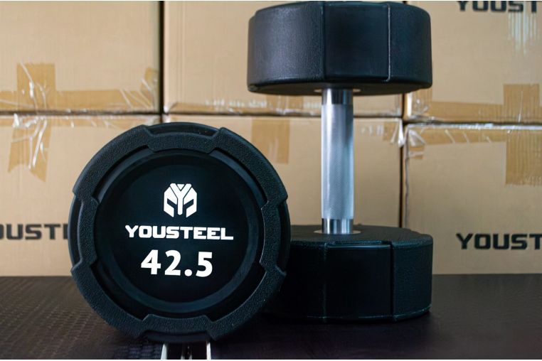 Гантель EVO 42,5кг полиуретановая YouSteel 