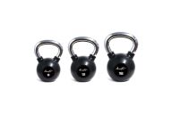 Гиря обрезиненная с хромированной рукояткой 6кг Aerofit AFBK6 черный