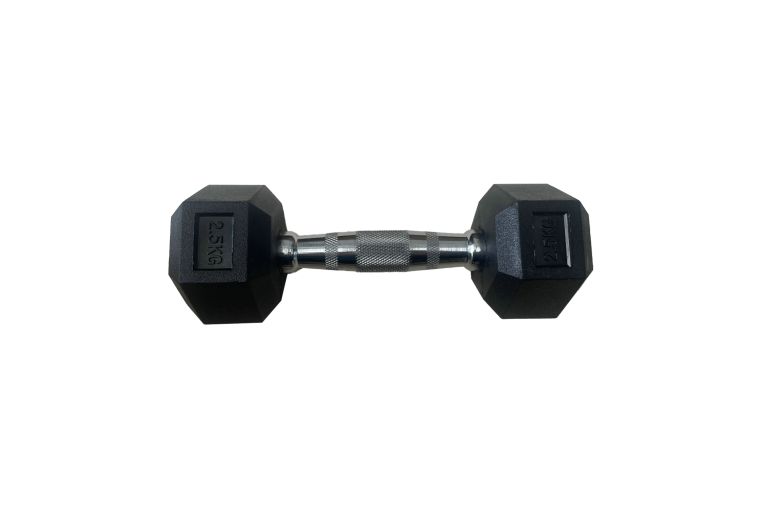 Обрезиненная гексагональная гантель 4кг Inex Hex Dumbbell TF-D2017-4 