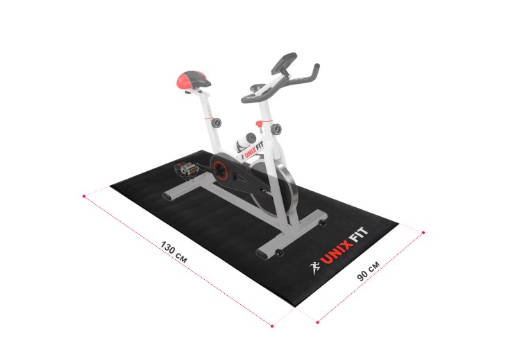 Коврик UNIX Fit для кардиотренажёров 130x90x0,6 см фото 3
