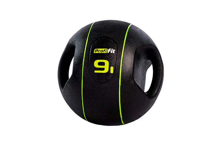 Медицинбол с хватами PROFI-FIT 9 кг 
