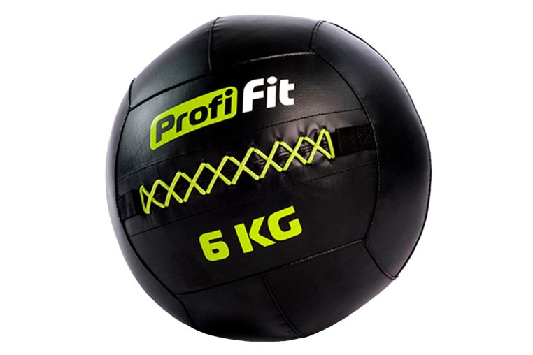 Медицинбол набивной (Wallball) PROFI-FIT 6 кг 
