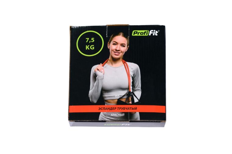 Эспандер трубчатый красный, сопротивление 7,5 кг PROFI-FIT РАСПРОДАЖА фото 1