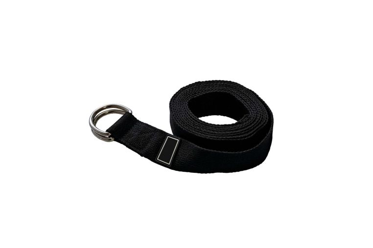Ремешок для йоги (черный) 243 см PROFI-FIT 