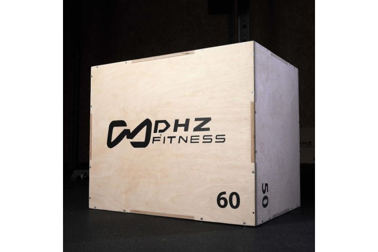 Универсальный PLYO BOX 3 в 1 со шкалой наклона (фанера) 50х60х75 см DHZ фото 2
