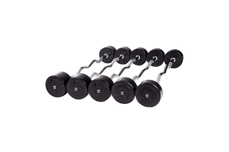 Набор изогнутых штанг POWER (шаг 5 кг, 5 шт) PROFI-FIT 35-55 кг 