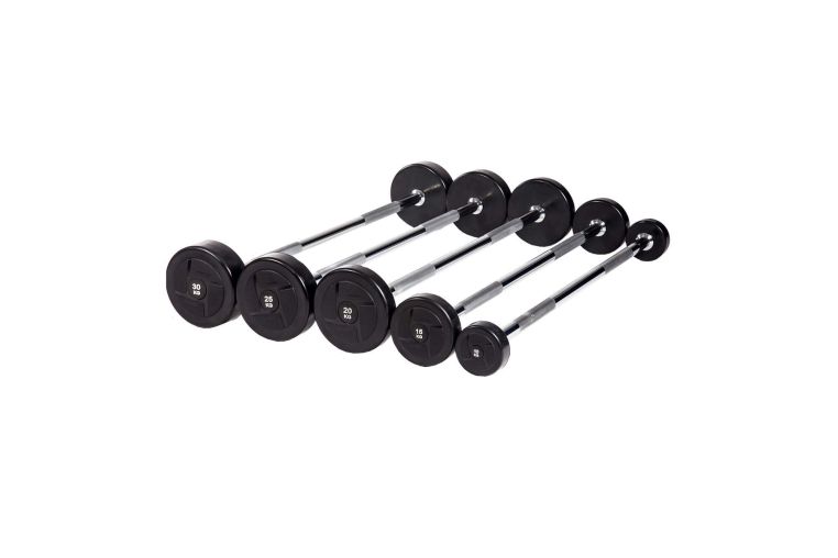 Набор прямых штанг POWER (шаг 5 кг, 5 шт) PROFI-FIT 10-30 кг 