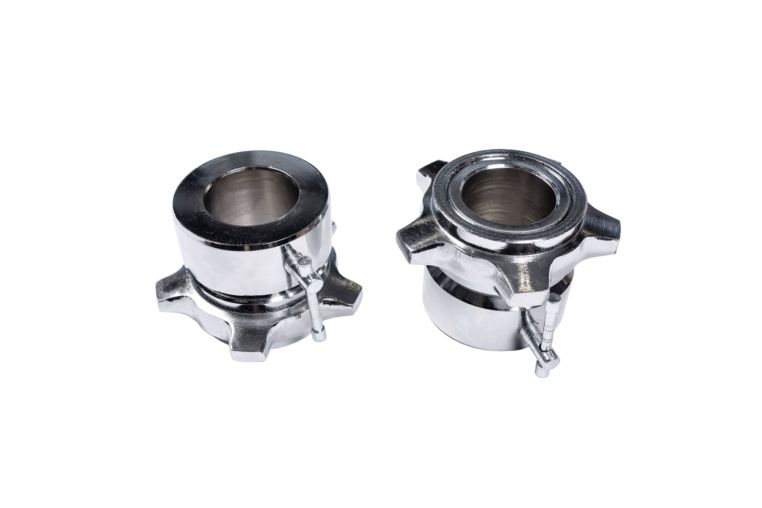 Замок для грифа D50 мм со стопором (1 шт) PROFI-FIT 2,5 кг фото 1