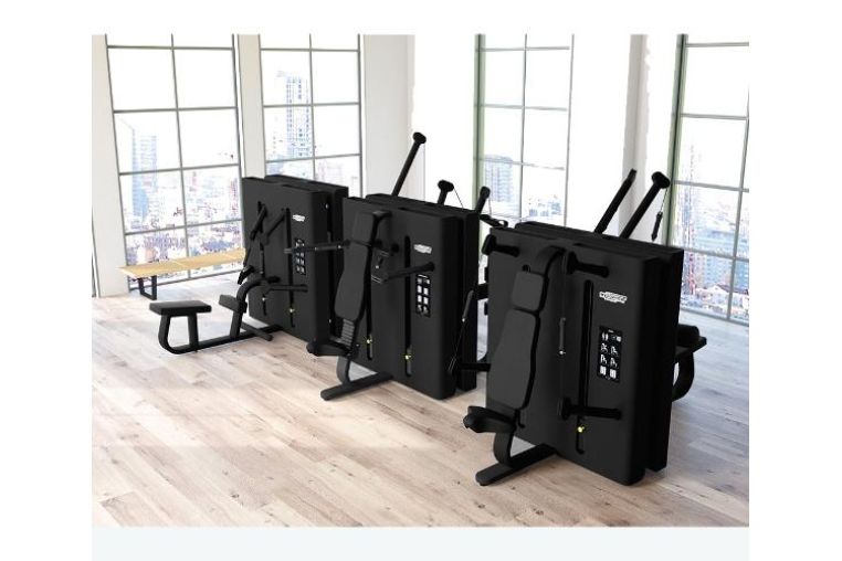 Грузоблочный тренажер для пресса и торса Technogym Kinesis Overhead Press фото 2