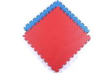 Будо-маты толщина 2 см-плотность 45 ШОР , размер 1м*1м тиснение Плетенка