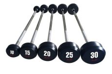 Aerofit AFB10-30 набор прямых обрезиненных штанг