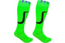 Гетры футбольные Sportex для экипировки спортивных команд C33712 салатовые