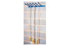 Держатель для скакалок (настенный) - 6 кронштейнов DSAthletic Держатель для скакалок (настенный) - 6 кронштейнов DSAthletic